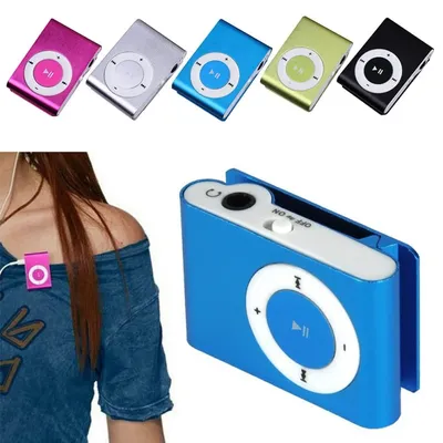 Mini MP3 Player Music Media Mini Clip Support TF Card Stylish Design Fashionable Portable Mini USB