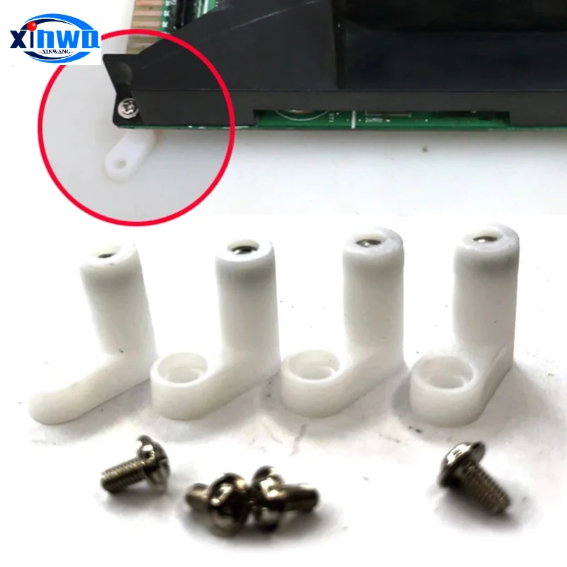 40pcs L Type Feet Pcb Mounting Plastic Supporter Foothold For Neo Geo Snk Game Board Slot Arcade Pinball Parts Vending Machine