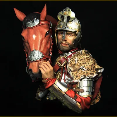 Resin soldier 1/10 Polish Hussars 17th century bust soldier Model Unassambled Unpainted Figure