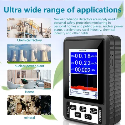 New XR-1 Nuclear Radiation Detector Color Display Screen Geiger Counter Personal Dosimeter Detectors