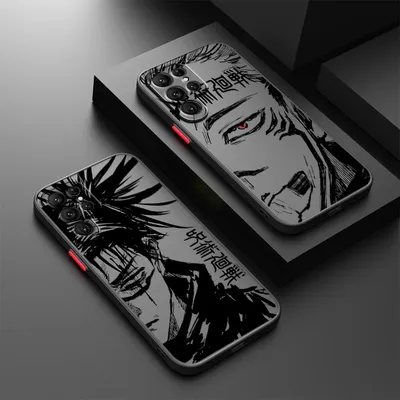 Jujutsu Kaisen Anime For Samsung S24 S23 S22 S21 S20 S10 FE Note 20 10 Ultra Lite Plus Frosted