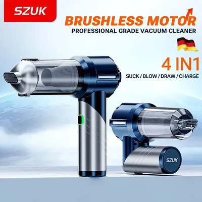 SZUK Car Vacuum Cleaner Wireless Cleaner Handheld Mini Vacuum Cleaner Cordless Strong Suction