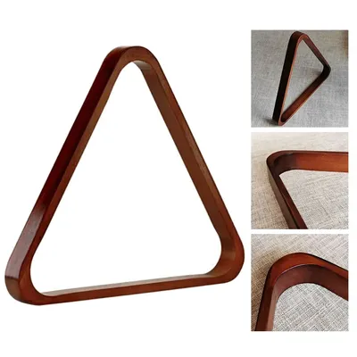 Wooden 8Ball Triangle Rack For Billiard And Pool, Suitable For American Pool Table, Creates A