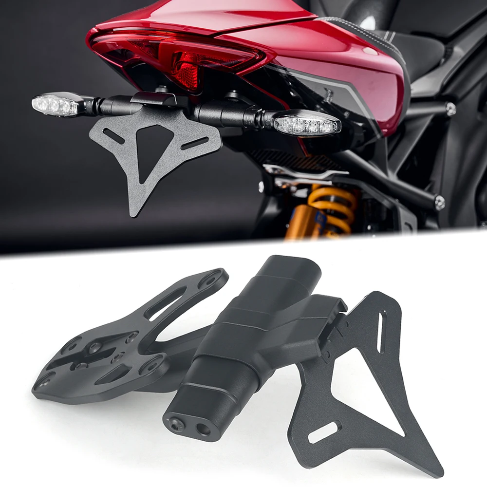 For Speed Triple 1200RS 1200RR 1200 RS RR 2021-2024 Motorcycle Rear Short Tail Stock Tidy License Plate Holder Tailstock Bracket