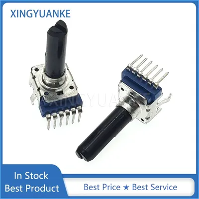 5PCS RK12 Type Dual B10K B20K B50K B100K B103 B203 B503 B104 Audio Volume Adjustment Potentiometer