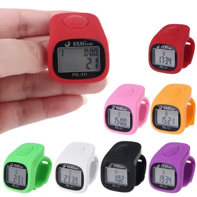 LED Finger Tally Counter Electronic Digital Display Finger Hand Tally Counter Counting Digits