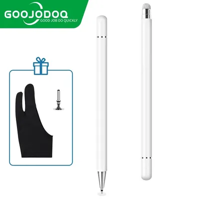 GOOJODOQ Universal Stylus Pen 2-In-1 Aluminum Automatically Absorb Pen For Tablet iPad Xiaomi