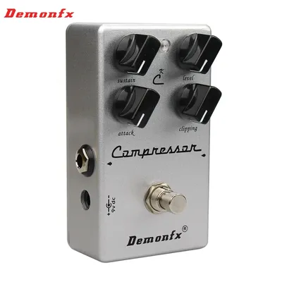 Demonfx High Quality CK 4-Knob Compressor Guitar Effect Pedal Compressor With True Bypass Clone K C4