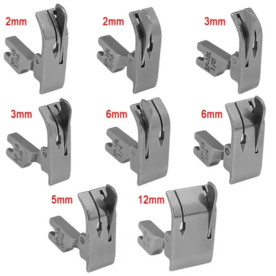 SP-18 Left / Right Edge Guide Presser Foot For Industrial 1 Needle Flat Car Sewing Machine Accessories 1/2 1/4 3/16 1/8 1/16