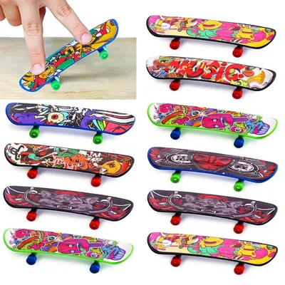 20PCS Mini Finger Skateboards Educational Finger Boards Toys Kids Birthday Party Favors Classroom