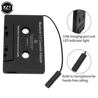 Universal Bluetooth 5.0 Converter Car Tape Converter Car MP3/SBC/stereo Bluetooth Audio Cassette