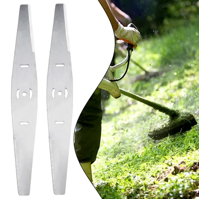 Lawn Mower Parts Saw Blade 250mm/10inch 2pcs 2x Accessories Animal Husbandry Metal Grass Wasteland
