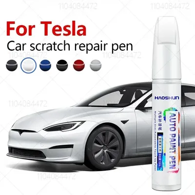 For 2012-2025 Tesla Model 3 Y X S Car Paint repair pen Car touch up pen Black white Tesla wheel