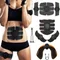 USB Rechargeable Wireless EMS Muscle Stimulator ABS Abdominal Muscle Trainer Toner Body Fitness Hip