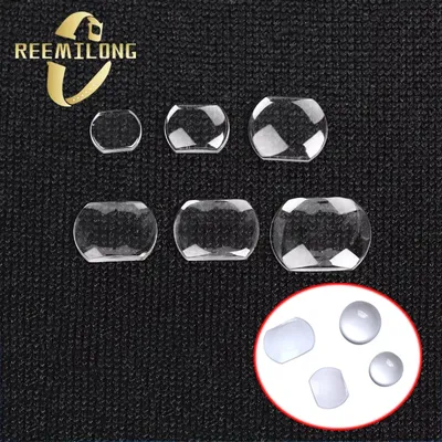 Sapphire Swiss glass date window For Tudor Rolex calendar magnifying glass crystal Square 7.0*5.5mm 5.8*4.5mm circle watch lens