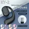 KY2 Wireless Bluetooth Earphones Air Conduction OWS Headphone HiFi Ear-Hook Music Sports Noise