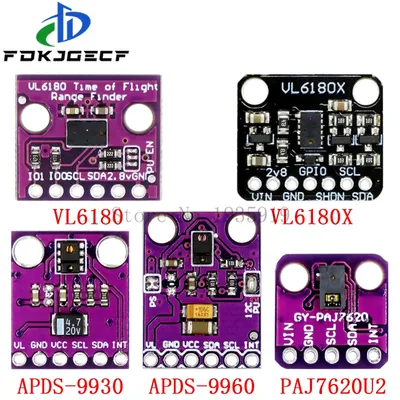 Gesture recognition sensor PAJ7620U2 9 gMesture recognition APDS-9930 APDS-9960 VL6180 VL6180X Range