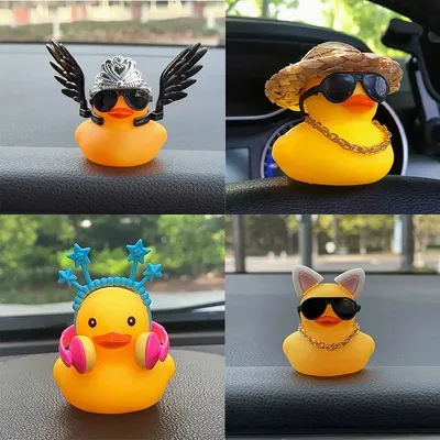 Car Duck Rubber Duck Car Ornaments Duck Car Dashboard Decorations as Car Ornament Gifts