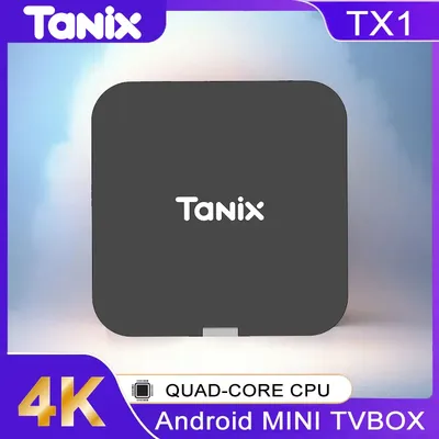 Global version Android 10.0 TV Box Tanix TX1 CPU Allwinner H313 Support 4K 2.4G Wifi RAM 2GB ROM