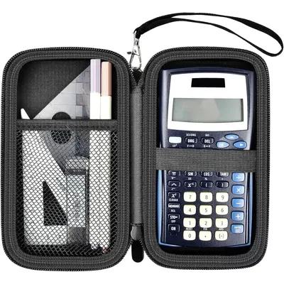 Case Only Compatible with Texas Instruments TI-30XIIS Scientific Calculator, Travel Office Calculators,with Extra Mesh Pocket