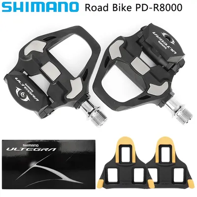SHIMANO ULTEGRA Road Bike Pedal PD-R8000 Carbon Fiber Single Sided Bicycle Pedal with SH11 Cleats