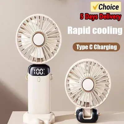 Electric Fan Portable Air Conditioner Mini Cooler Rechargeable Neck Fans for Home Free Shipping Hand
