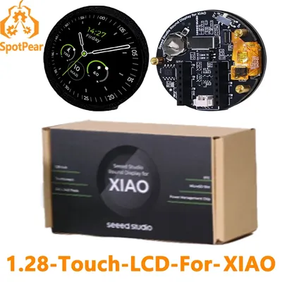 1.28inch Round LCD Capacitive TouchScreen Display For SeeedStudio-XIAO 240×240 watch onboard RTC