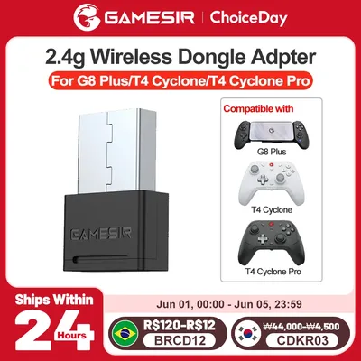 Gamesir G8+ G8 Galileo Plus T4 Cyclone and T4 Cyclone Pro 2.4g Wireless Dongle Receiver Adpter Game