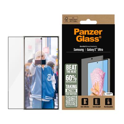 PANZERGLASS Displayschutzglas "Ultra-Wide Fit Screen Protection", transparent, B:11,00cm H:1,50cm T:20,00mm, Displayfolien, Displayschutzfolie, Schutzfolie, Bildschirmschutz, kratz- & stoßfest