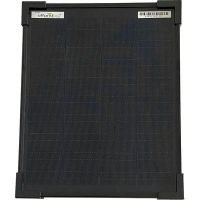 Solarmodul OFFGRIDTEC "OLP 10W Solarpanel 12V Schindeltechnologie PERC", schwarz (baumarkt), Solarmodule, innovative PER