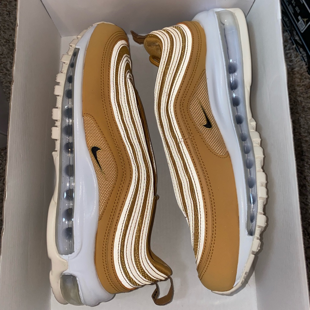 Nike Shoes | Women’s Nike Air Max 97 Gold Rush Nike By You | Color: Orange | Size: 7.5