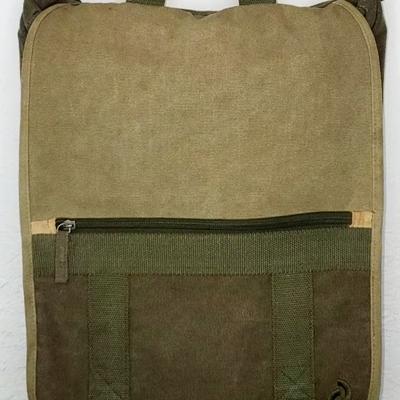 Levi's Other | Vintage Army Green Canvas Bag | From Denizen By Levi's | Color: Green/Tan | Size: Os