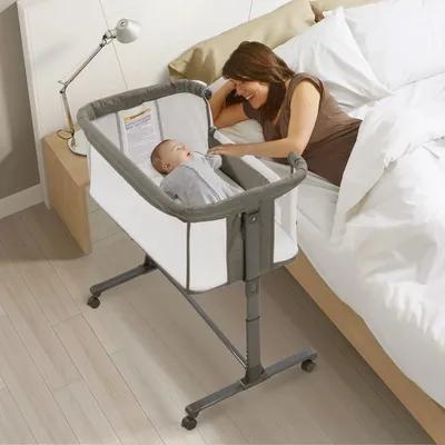 3 in 1 Baby Crib, Baby Cradle, Baby Bassinet, Baby Cot, Bedside Sleeper, Travel Cot