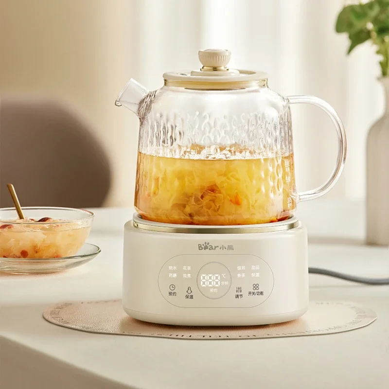 All-Glas-Gesundheitstopf mit konstanter Temperatur, Haushalt, Multifunktions-Büro, kleine Blume, kochende Teekanne, Wasserkocher