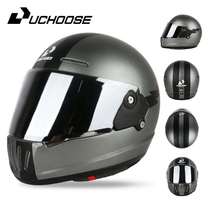 Retro Motorrad Helm DOT Zertifizierung Jethelm Sommer Moto Helm Capacete De Casco Vintage Casque Vintage Motorrad Image