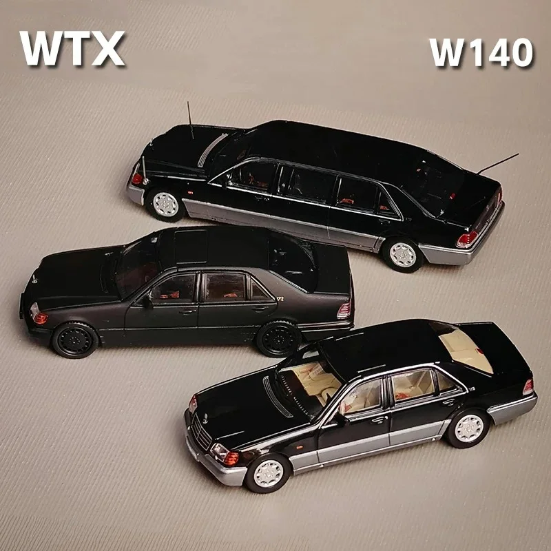 WTX 1:64 S-Klasse W140 Legierung-Automodell Klassiker Erwachsenen-Souvenir Geschenk Hobby & Spielzeug