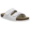 Pantolette JOSEF SEIBEL "Hermine 01", Damen, Gr. 37, weiß, Leder, klassisch, Schuhe, Plateau Sandale, Sommerschuh, Hausschuh mit komfortablem Fußbett