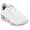 Sneaker SKECHERS "UNO LOVING LOVE", Damen, Gr. 40, rosa (weiß, roségoldfarben), Lederimitat, sportlich, Schuhe Sneaker, Freizeitschuh, Halbschuh, Schnürschuh mit Luftkammersohle, Topseller