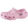 Clog CROCS "Classic K", Kinder, Gr. 34, rosa (rosa glitzer), Croslite, schimmernd, Glitzer, modisch, Schuhe, Sommerschuh, Hausschuh, Badeschuh mit schwenkbarem Fersenriemchen