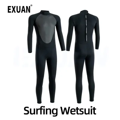 Spot Diving Suit Men Warm Winter 1.5/3/5mm Wet Winter Swimming One-piece Snorkeling Sun Protection