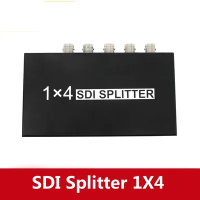 1x4 3G/HD/SD-SDI Distribution Amplifier Video SDI Splitter with Adapter