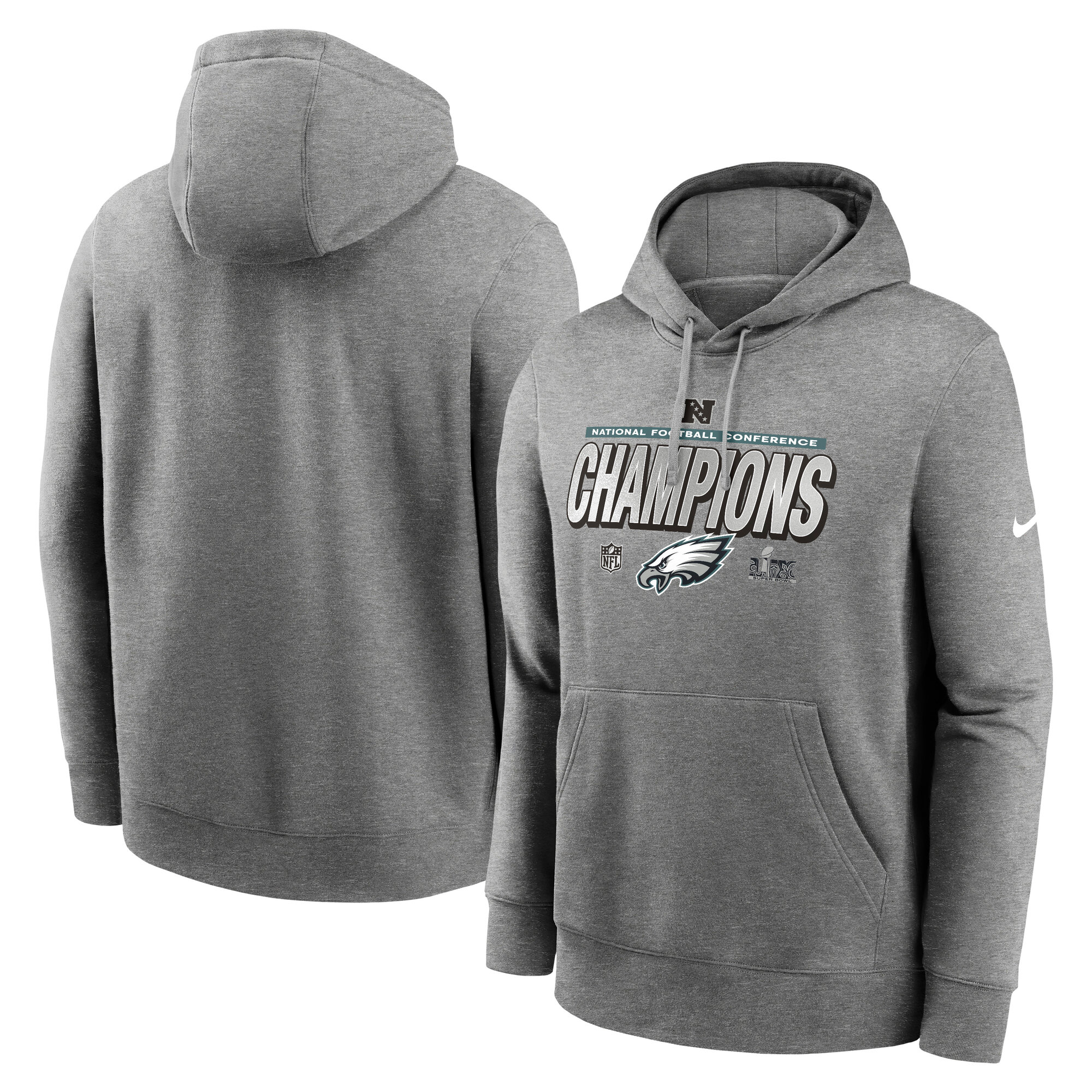 Philadelphia Eagles Nike Conference Champions Trophy Collection Hoodie - Herren Image