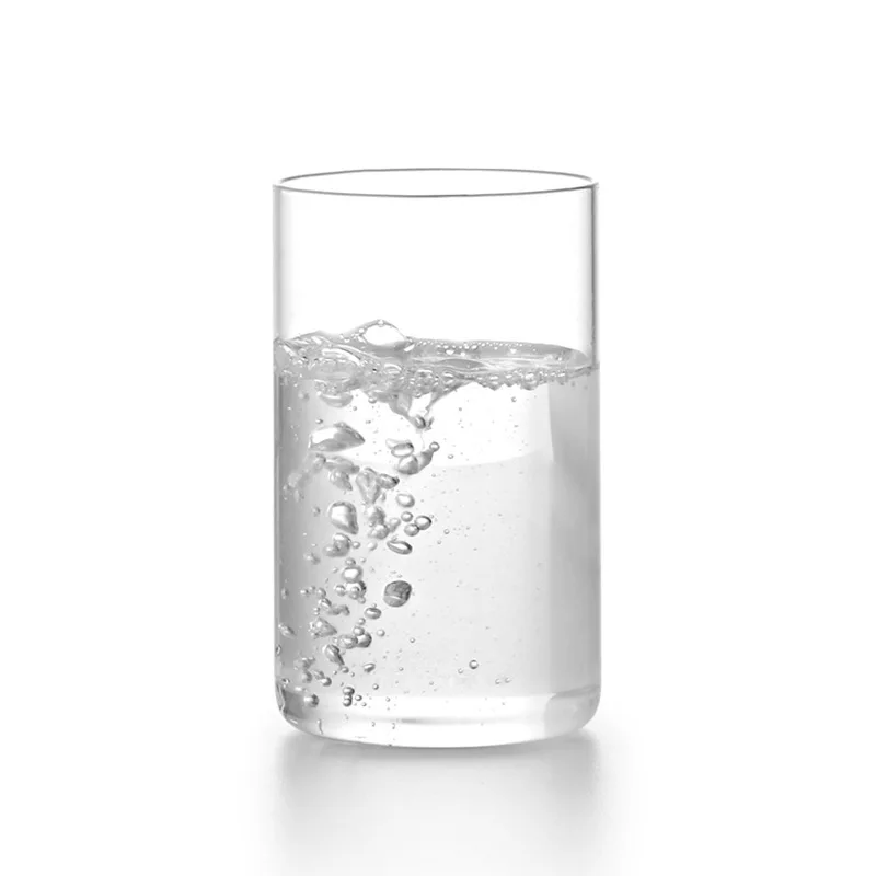 Samadoyo Hochwertiger Wasserbecher aus Borosilikatglas, transparenter Wasserbecher aus Glas, Milchbecher, Kristallbecher 300 ml Image