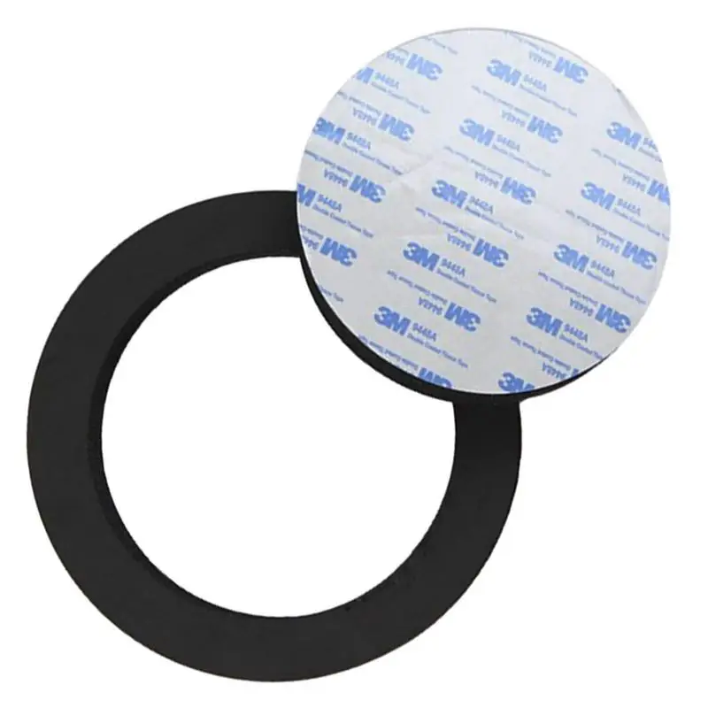 Autotür-Lautsprecher-Isolierung, selbstklebender Auto-Lautsprecherring, Schaumstoffleitblech, universelles Auto-Schaum-Lautsprecher-Enhancer-System-Set, 6,5 Zoll Image