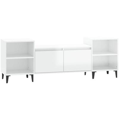 TV-Schrank Hochglanz-Weiß 160x35x55 cm Holzwerkstoff Vidaxl Image