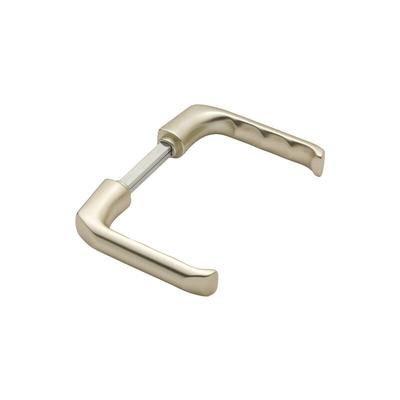 Türdrückerpaar London 113 h Alu.F2 o.Rosetten vk 10mm - 6168413 - Hoppe Image