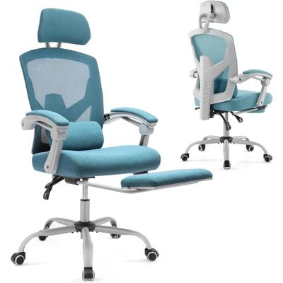 Sweetcrispy - Bürostuhl Ergonomisch - Ein Schreibtischstuhl mit Komfortarmlehnen, Ausgestattet mit Image