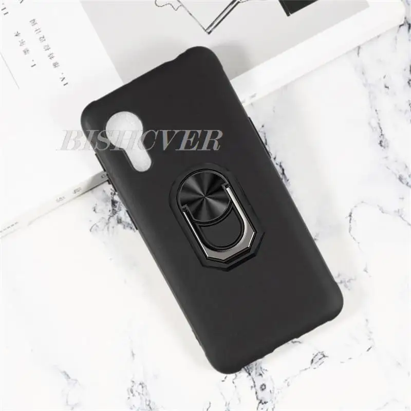 Pour Samsung Galaxy Xcover 5 Xcover5 SM-G525F G525F/DS support de bague arrière coque de téléphone Smartphone TPU couverture en Silicone souple