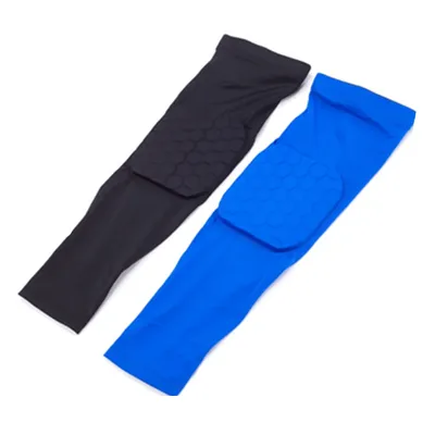 1pcs Elastic Sports Elbow Pad Gym Anti-collison Arm Sleeve Support Basketball Shooting Honeycomb