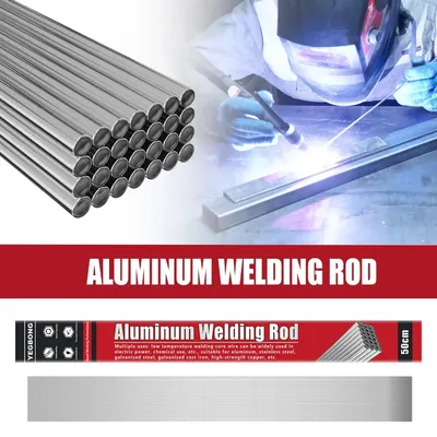 Hot Sale 10pcs Long 50cm Aluminum Welding Rod Diameter of 1.6mm/2mm Repair Stainless Steel Efficient